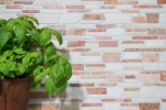 Piastrella di mosaico dipinta a mano marmo pietra naturale beige rosso mattone mosaico Biancone Rosso MOS40-0225_m