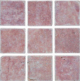 Piastrella Travertino pietra naturale rosa piastrella pietra naturale Rosso aspetto antico piastrella pavimento piastrella parete piastrella cucina - MOSF-45-46130