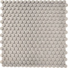 Mosaico di vetro Rivestimento sostenibile Backsplash di piastrelle Riciclaggio Esagono Smalto beige crema opaco MOS140-HX13C