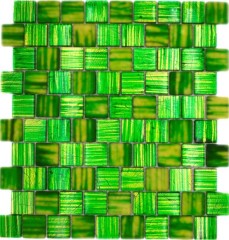 Mosaico in vetro traslucido Cristallo smerigliato verde chiaro opaco smerigliato MOS78-CF83