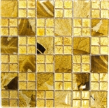 Mosaico di vetro oro piastrelle Desert tile backsplash cucina doccia muro MOS88-8DSG