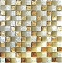 Lustre tessere di lusso deluxe per mosaico in vetro Crystal champagne gold MOS88-8LU80