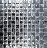 Lustre luxury deluxe glass mosaic mosaic tiles Crystal graphite black MOS88-8LU89