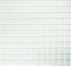 Piastrella di mosaico bianca con sfumatura verde Mosaico di vetro Mosaico di piscina Mosaico di piscina MOS60-0102
