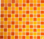 Piastrelle di mosaico Mosaico di vetro giallo arancio rosso MOS62-0802