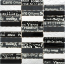 Mosaico rettangolare in vetro Urban Feeling vetro smerigliato nero bianco argento cucina splashback bagno - MOS87-39
