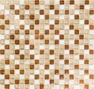 Mosaico di vetro in pietra naturale beige crema ocra marrone giallo oro piastrelle backsplash bagno cucina parete doccia piatto - MOS92-1204