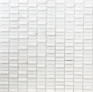 Piastrelle rettangolari in vetro mosaico bianco carrara look cava vetro pietra naturale backsplash bagno cucina WC - MOS87-1401