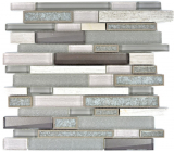 Mosaico di vetro pietra naturale aste mosaico ceramica marmo beige grigio antracite bianco piastrelle backsplash muro WC - MOS87SO-0223