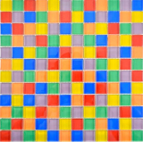 Mosaico di vetro piastrelle colorate parete backsplash cucina bagno MOS88-1235
