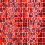 Mosaico di vetro piastrelle arancio rosso parete backsplash cucina splashback 58-0009