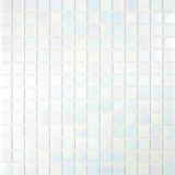 Mosaico di vetro piastrelle di mosaico bianco madreperla arcobaleno iridium backsplash cucina bagno MOS240-WA02-N