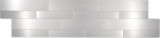 piastrelle autoadesive backsplash alluminio metallo parete rivestimento cucina splashback MOS200-W2200_f