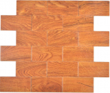 Rivestimento a mosaico autoadesivo in vinile effetto legno quercia alzatina cucina piastrellata alzatina piastrellata