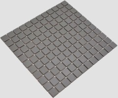 Piastrella di mosaico dipinta a mano pavimento SLIDING SLIDING SAFE Grigio ardesia opaco MOS18-0222-R10_m