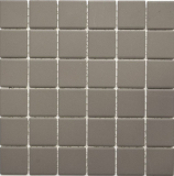 Piastrella di mosaico in ceramica grigio fango non smaltata BAGNO RUGGED MOS14B-0204-R10_f