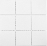 Mosaico piastrelle muro pavimento ceramica bianco antiscivolo piatto doccia pavimento piastrelle backsplash - MOS22-0102-R10