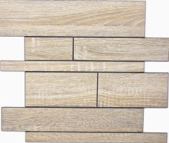 Rivestimento murale autoadesivo in legno fai-da-te per cucina splashback piastrelle backsplash MOS200-57WGS