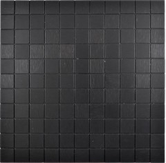 piastrelle autoadesive a mosaico metallo alluminio nero antracite spazzolato opaco backsplash piastrelle backsplash cucina MOS200-L3B
