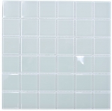 Mosaico di vetro bianco verde mosaico piastrelle muro backsplash cucina doccia bagno MOS78-0101_f