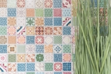 Piastrella di mosaico colorata dipinta a mano MOS18D-1616_m