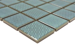 Campione a mano di piastrelle a mosaico celadon verde BAD piscina backsplash cucina splashback MOS16-0602_m