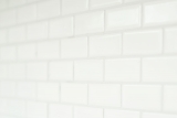 Rivestimento per vasca in mosaico dipinto a mano in ceramica mattone bianco opaco MOS24-03WM_m