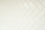 Rivestimento per vasca a mosaico dipinto a mano in ceramica a spina di pesce bianco opaco MOS24-CHB05WM_m