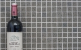 Piastrelle di mosaico dipinte a mano backsplash quarzo composito pietra artificiale Grigio artificiale MOS46-ASM23_m
