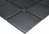 Campione a mano di piastrelle di mosaico in ceramica grigio nero piatto doccia piastrella per pavimento MOS22-0302-R10_m