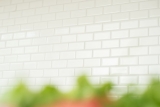Rivestimento per vasca a mosaico in ceramica mattone bianco opaco MOS24-03WM_f