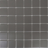 Piastrella a mosaico ceramica grigio metallo opaco backsplash cucina backsplash MOS16B-0211_f