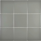 Piastrella a mosaico ceramica metallo opaco per cucina MOS23-2201_f