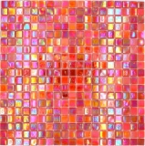 Mosaico piastrelle vetro rosso piastrelle bagno piastrelle doccia splashback piastrelle backsplash MOS58-0902_f | 10 mosaico tappetini