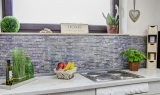 Piastrella di mosaico in marmo pietra naturale grigio antracite Nero Marquina MOS40-0125_f